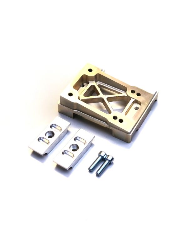 Angled engine mount MG 32mm X30/ROTAX with brackets