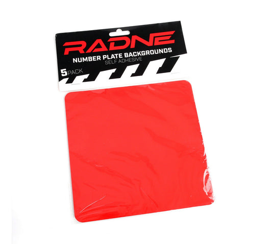 Nummerplåt självhäftande 5-pack