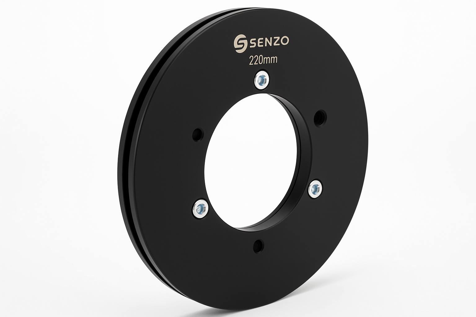 Drevskydd Senzo 220mm svart med logotyp gokart racing