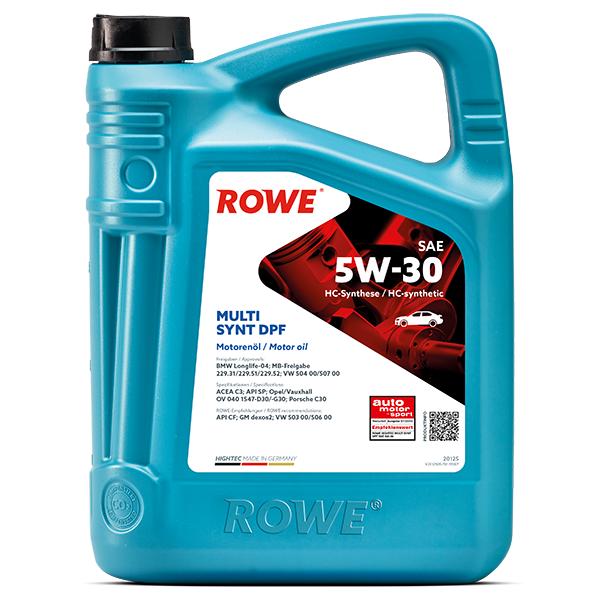 Rowe HIGHTEC MULTI SYNT DPF SAE 5W-30