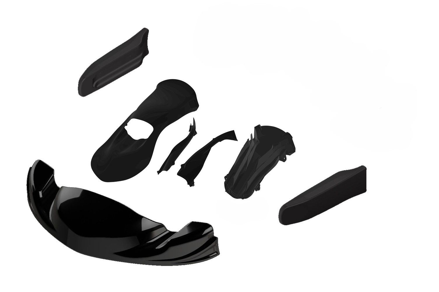 Plastkit vit/svart 2025