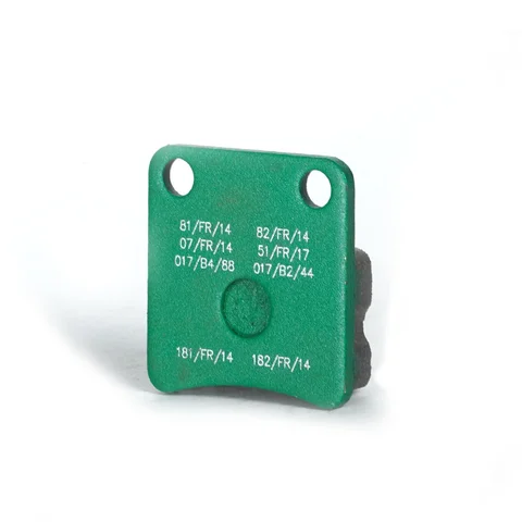 Bromsbelägg fram-bak Grön