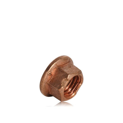 Koppar låsmutter/hjulmutter, M8 ESA 10mm