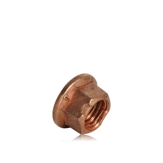 Koppar låsmutter/hjulmutter, M8 ESA 10mm