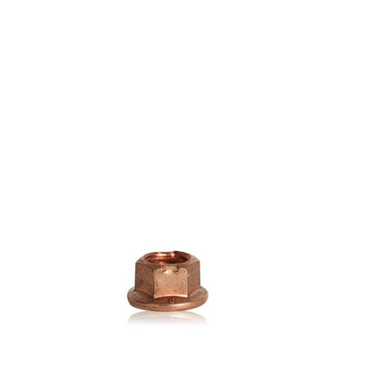 Koppar låsmutter/hjulmutter, M8 ESA 10mm
