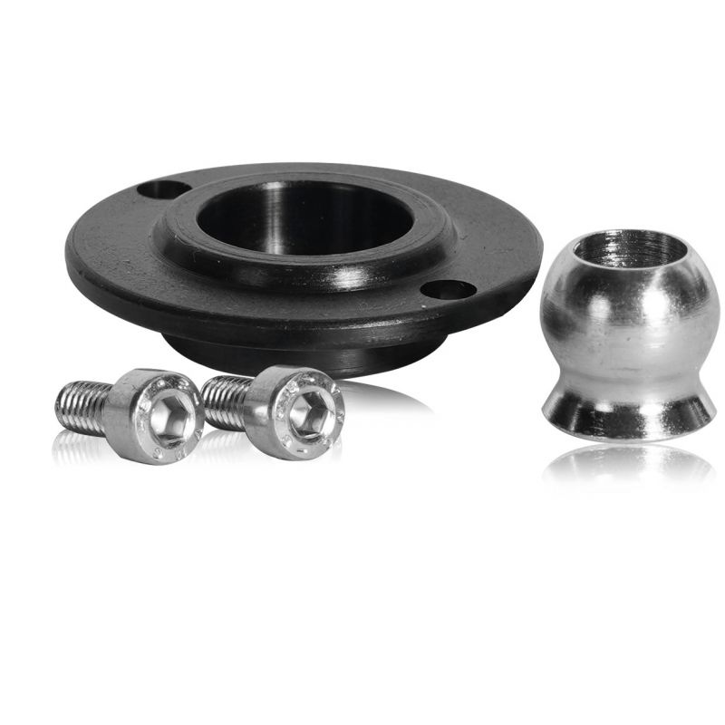 Excentrisk axeltapp 3° sfär M10 nedre komplett