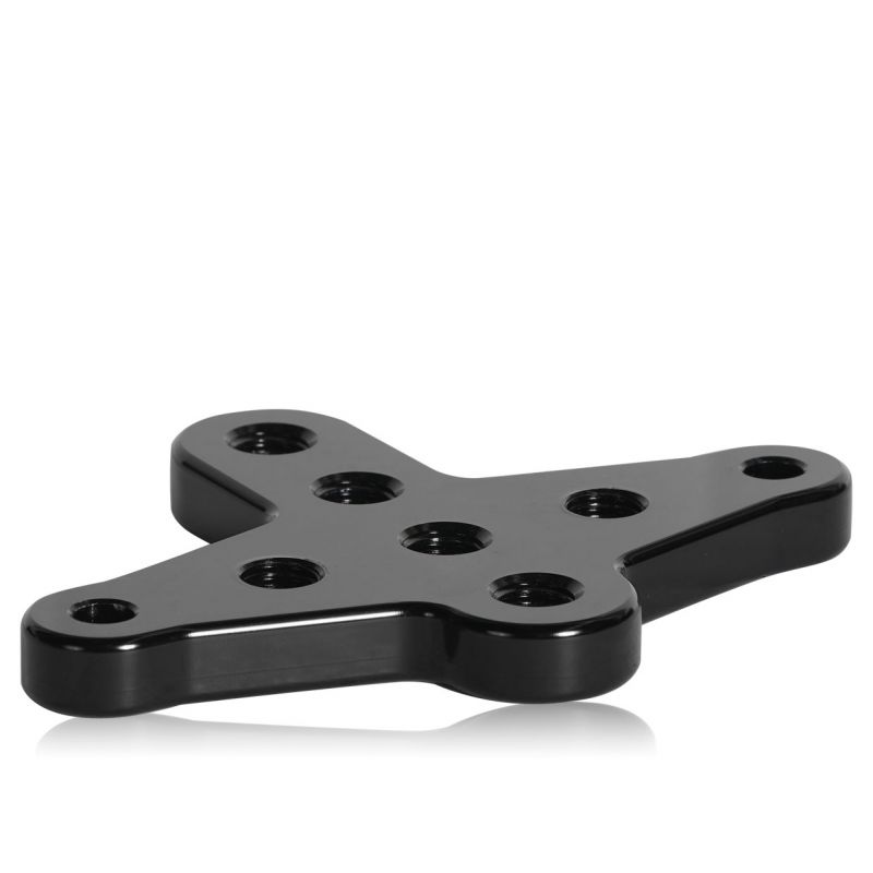 Engine stop black aluminum