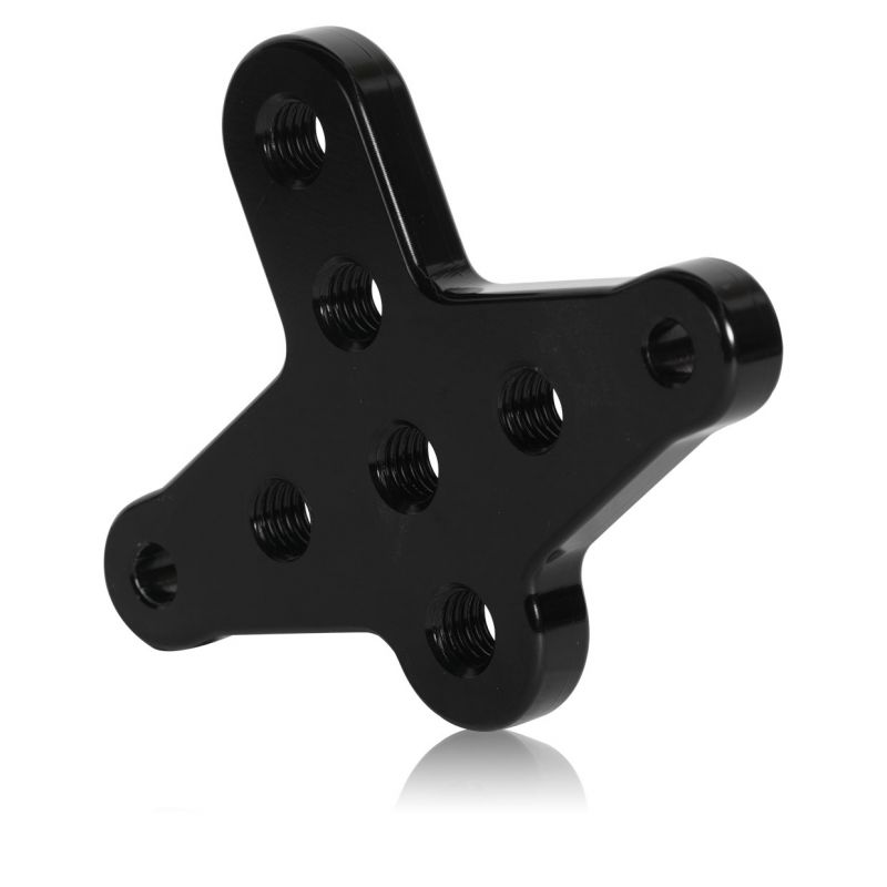 Engine stop black aluminum