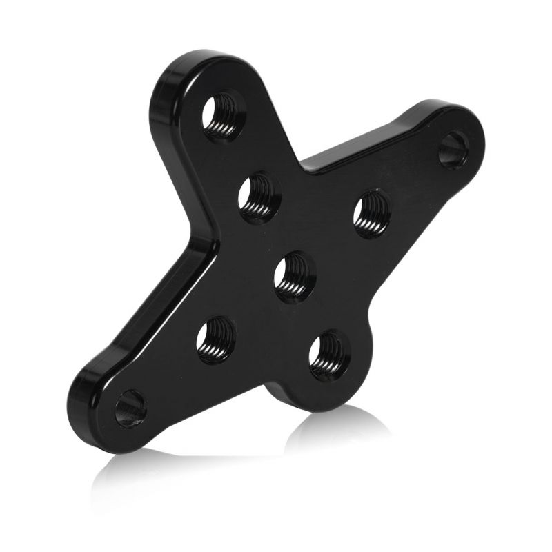 Engine stop black aluminum