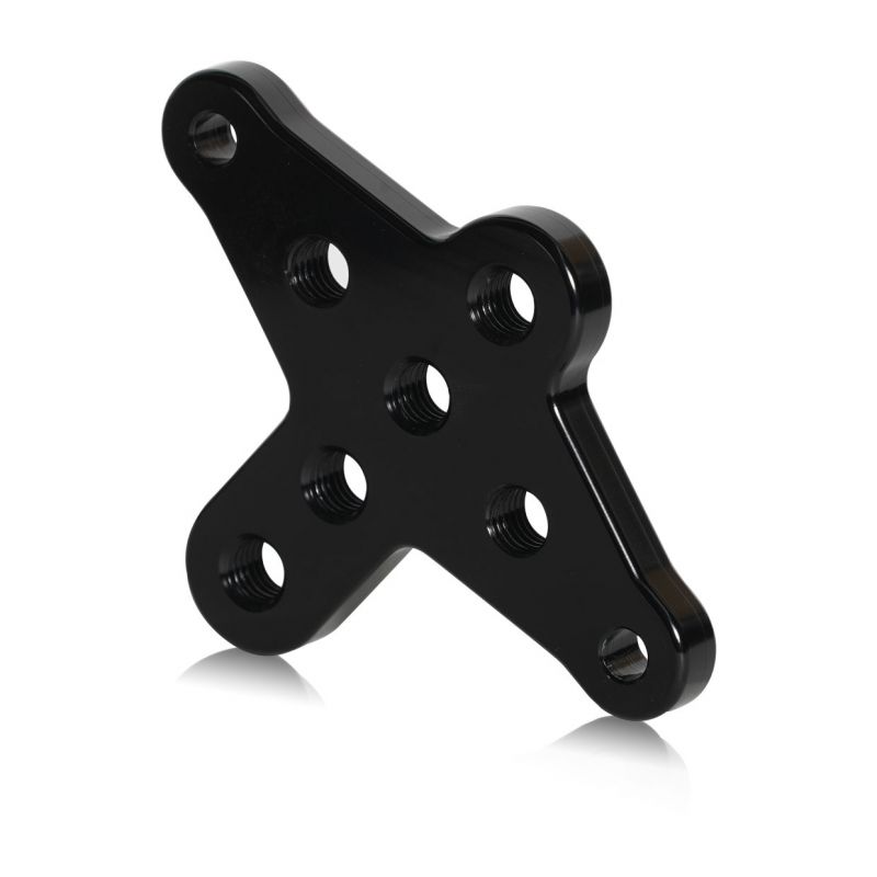 Engine stop black aluminum
