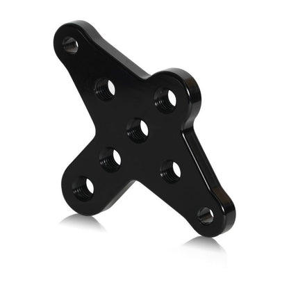 Engine stop black aluminum