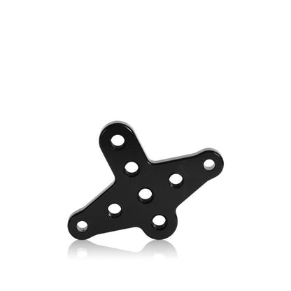 Engine stop black aluminum