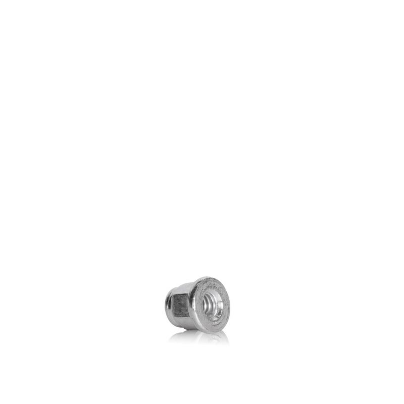 Låsmutter med fläns M6 H=9mm