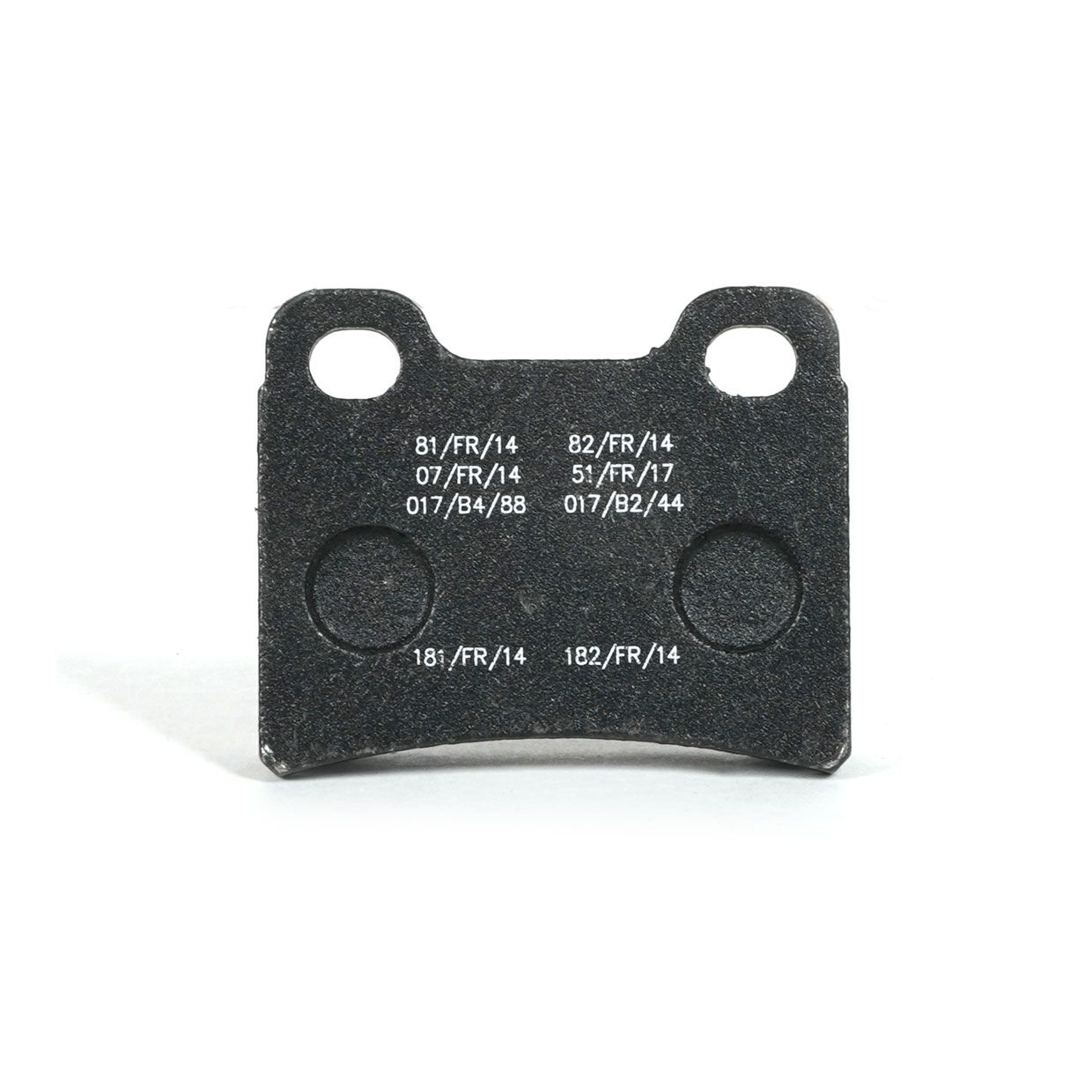 Bromsbelägg bak SVART KZ/DD2