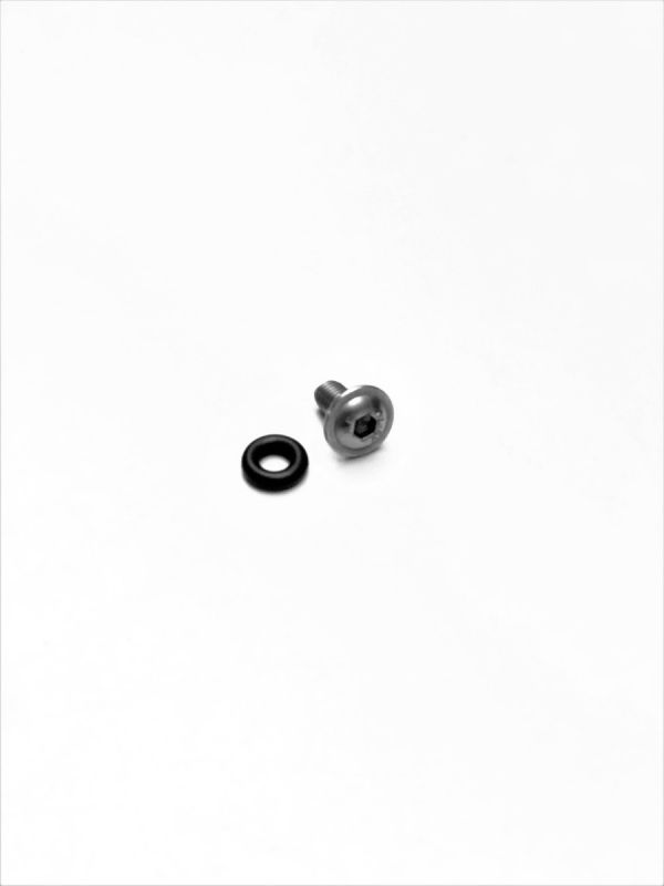 Fälgskruv/däcklås + o-ring