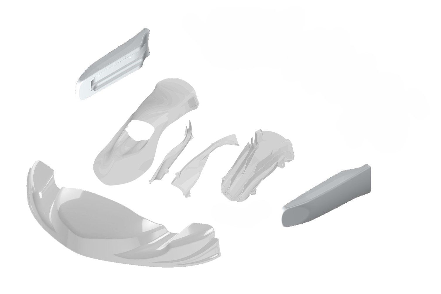 Plastkit vit/svart 2025