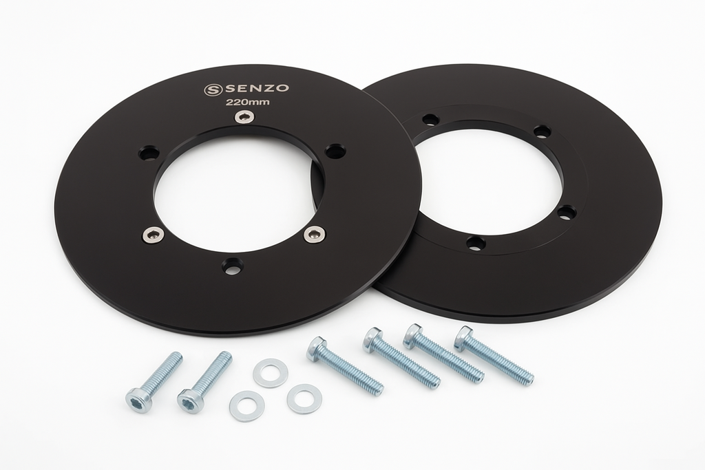 Drevskydd Senzo 220mm komplett kit med skruvar montering