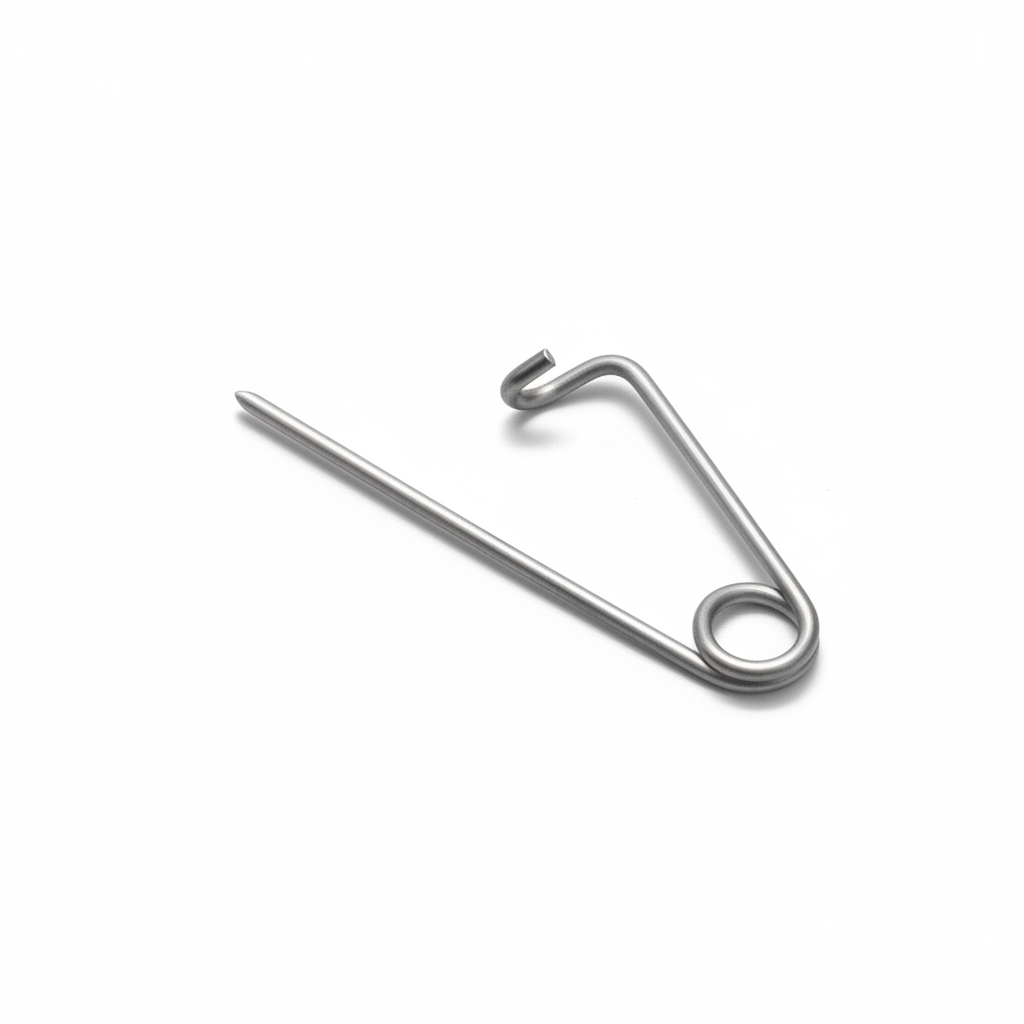 Lås för pinne till bromsbelägg