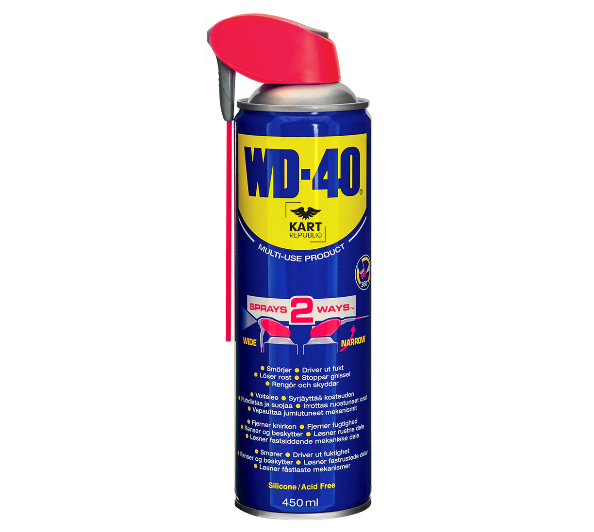 WD-40 Multispray med Precisionsmunstycke 450ml